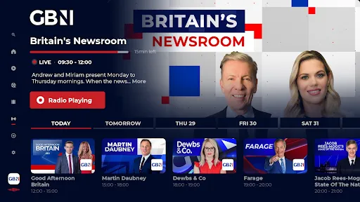 GB News screenshot