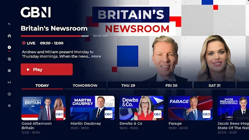 GB News screenshot