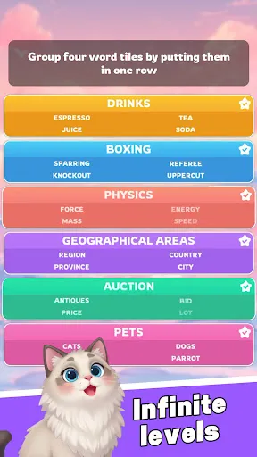 Word Association Sort: Puzzle screenshot
