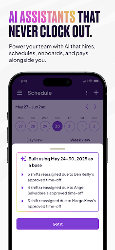 Homebase: Scheduling & Payroll screenshot