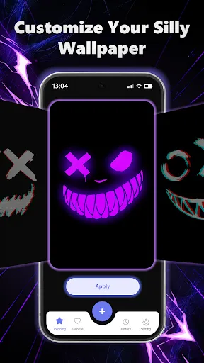Silly Fun Smile Live Wallpaper screenshot