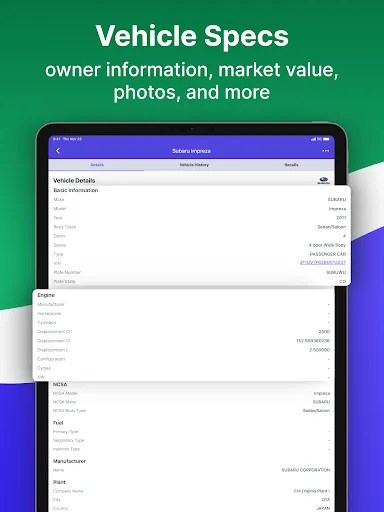 Plate Lookup screenshot