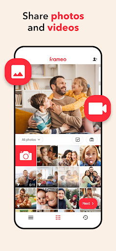 Frameo: Share to photo frames screenshot