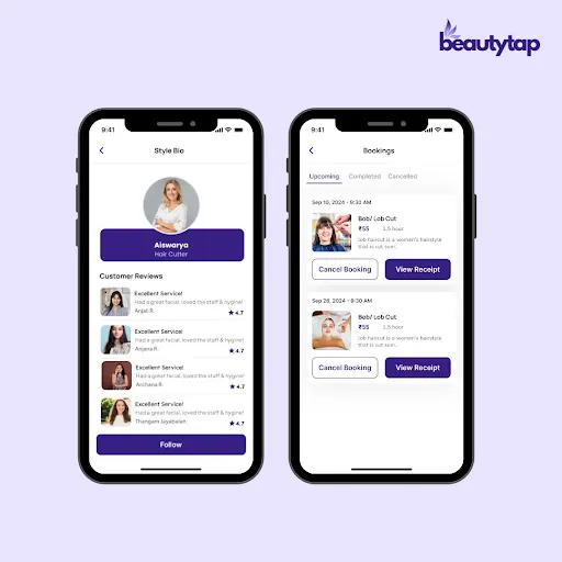 Beautytap – Book & Glow screenshot
