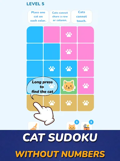 Meowdoku: Cat Sudoku Puzzle screenshot