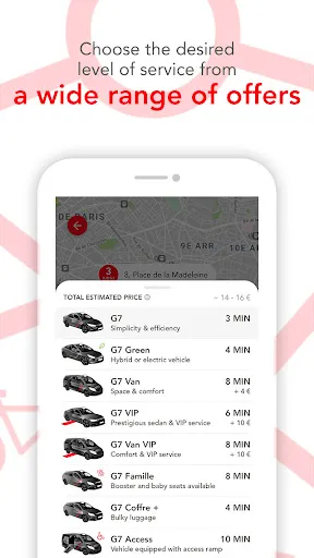 G7 TAXI Personal - Paris screenshot
