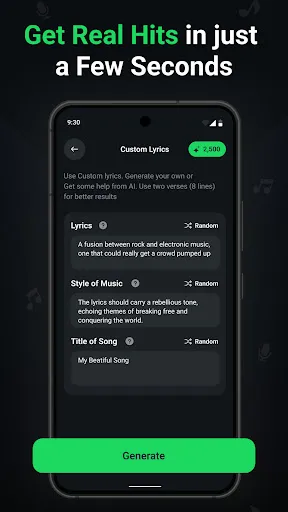 AI Music & Song Generator screenshot
