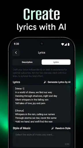 AI Music & Song Generator screenshot