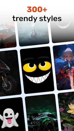 Funky Smiles Live Wallpaper screenshot