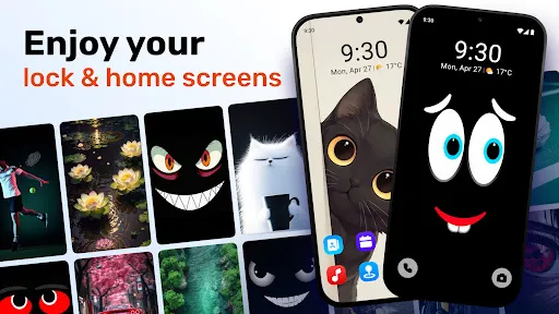Funky Smiles Live Wallpaper screenshot