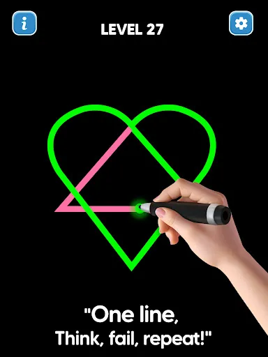 Line Drawing: No Lift Puzzle screenshot