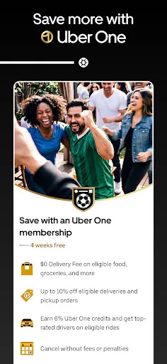 Uber - Request a ride screenshot