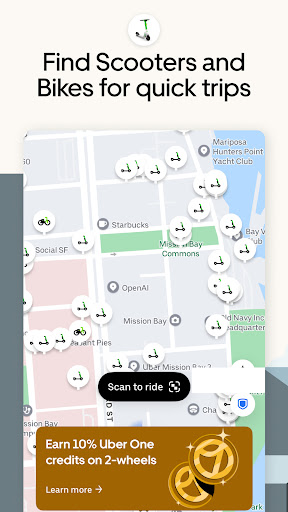 Uber - Request a ride screenshot
