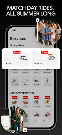 Uber - Request a ride screenshot