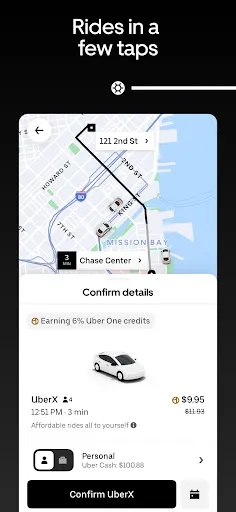 Uber - Request a ride screenshot