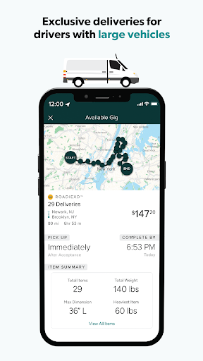 Roadie Driver screenshot