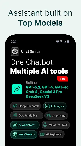 Chat Smith: AI Chatbot & Agent screenshot