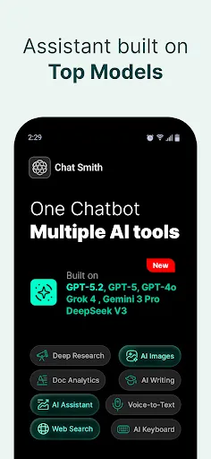 Chat Smith: AI Chatbot & Agent screenshot