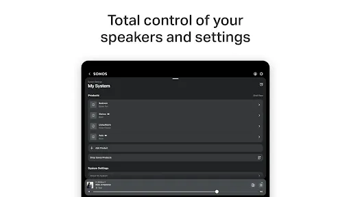 Sonos screenshot
