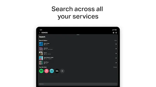 Sonos screenshot