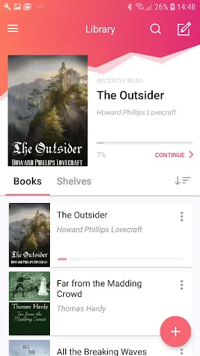 eBoox: ePub PDF e-book Reader screenshot