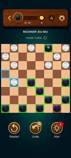 Checkers: Classic Board Game screenshot