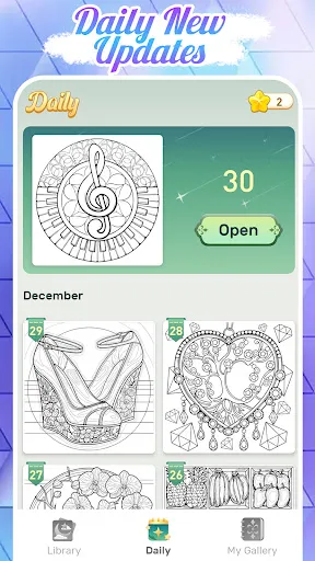 Pop Color - Paint by number screenshot