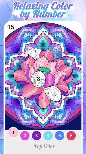 Pop Color - Paint by number screenshot