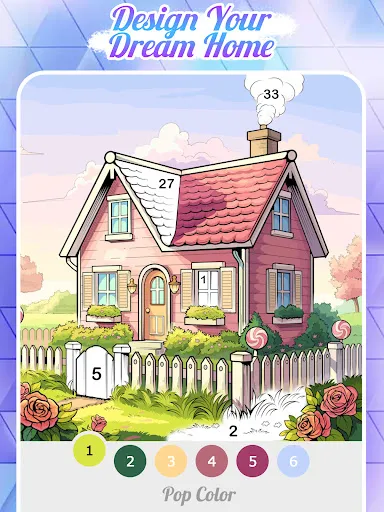 Pop Color - Paint by number screenshot