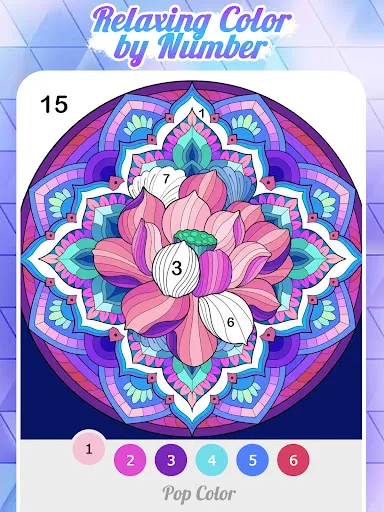 Pop Color - Paint by number screenshot