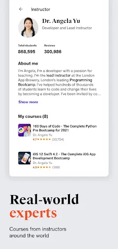 Udemy - Online Courses screenshot