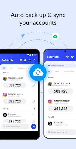 Authenticator App - SafeAuth screenshot