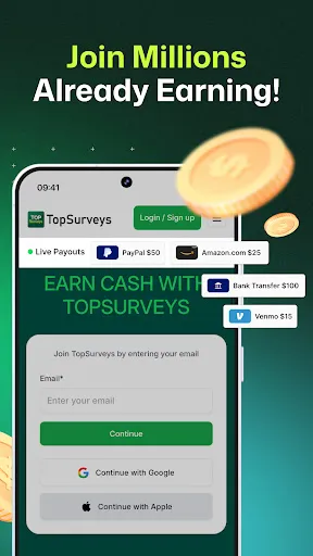 TopSurveys: Surveys for money screenshot