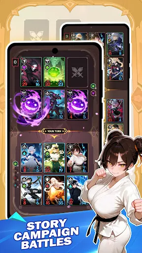 Anime TCG Merge Battle screenshot
