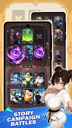 Anime TCG Merge Battle screenshot