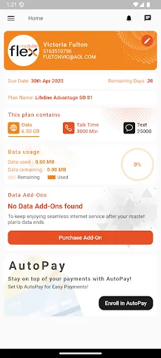 Flex Mobile screenshot