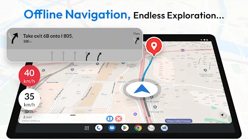 Offline Map Navigation screenshot
