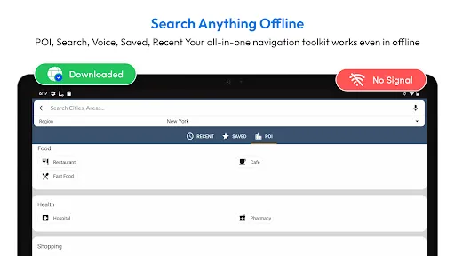 Offline Map Navigation screenshot
