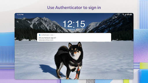 Microsoft Authenticator screenshot