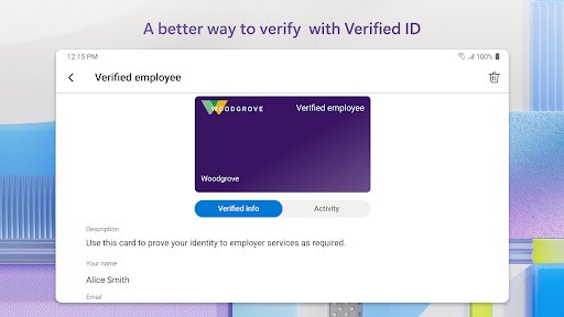 Microsoft Authenticator screenshot