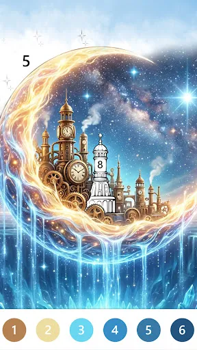 Whimsy Color By Number Game screenshot