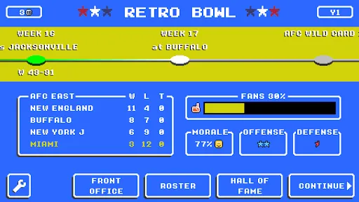 Retro Bowl screenshot