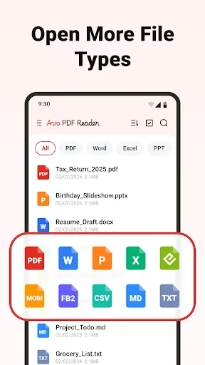 Avo PDF Reader: Viewer & Edit screenshot