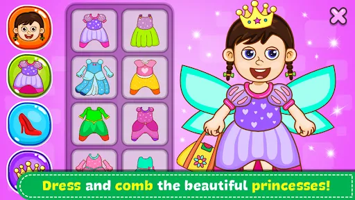 Princess Coloring Book & Games screenshot
