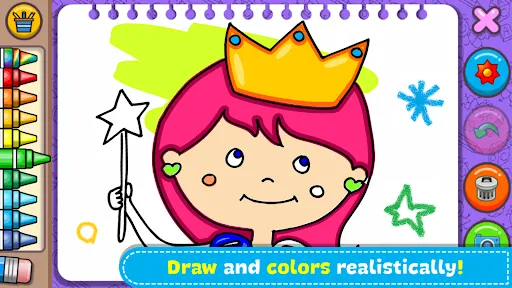 Princess Coloring Book & Games screenshot