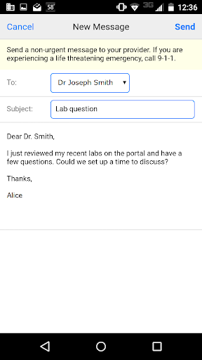 MEDITECH MHealth screenshot