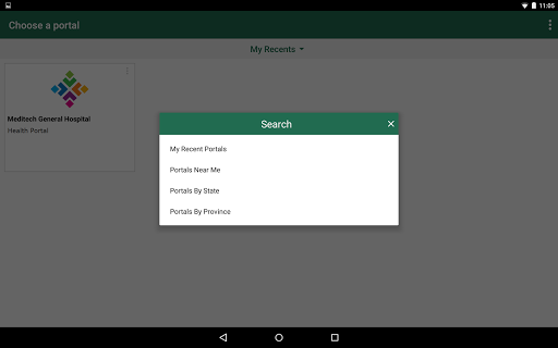 MEDITECH MHealth screenshot