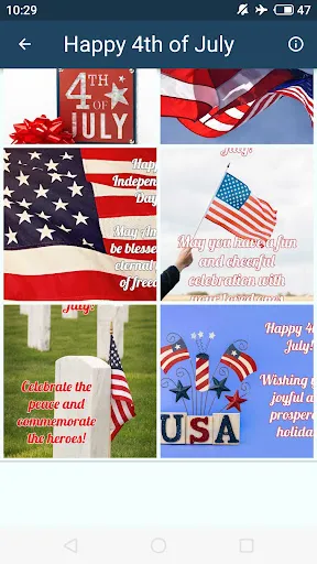 Happy 4th of July Greetings screenshot
