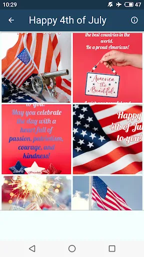 Happy 4th of July Greetings screenshot