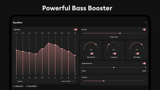 Flat Equalizer - Bass Booster screenshot